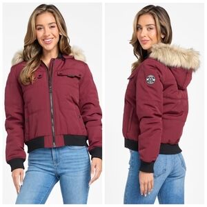 Guess Factory Eco Dustina Hooded Padded Jacket